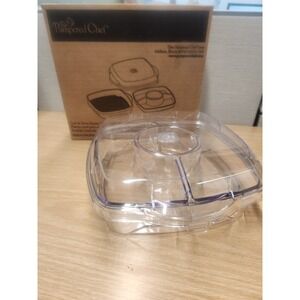 Pampered Chef Cool & Serve Square Tray Small Potluck Picnic Party 2487 Read Desc